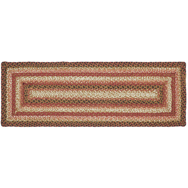 Ginger Spice Jute Braided Rect Runner 13